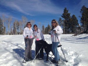 Snowshoing Karen and Friends